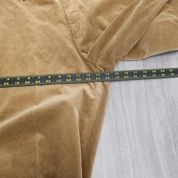 Polo Ralph Lauren Pants Mens 38/32 Brown Corduroy Chino Classic Fit Stretch Logo - Picture 5 of 10